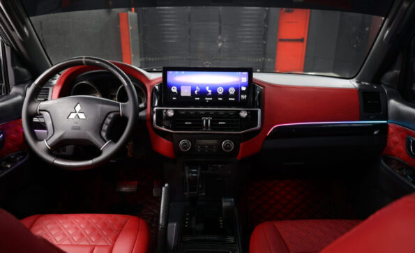 Beyond-Auto-Accessories-_-Mitsubishi-Pajero-Interior-Upgrade-_-Red-Interior