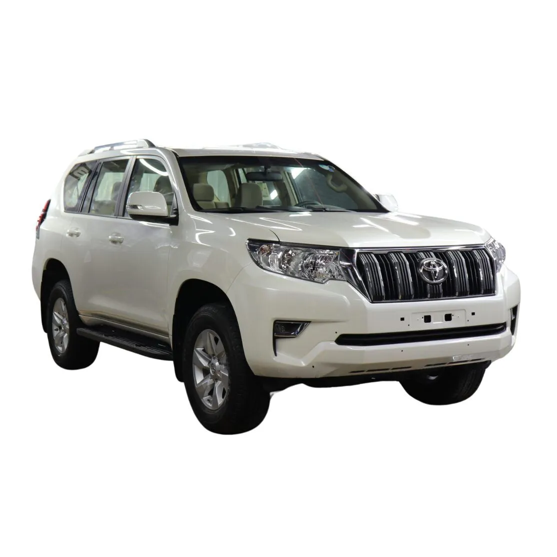 Beyond-Auto-Accessories-_-Toyota-Prado-V2-_-White-_-Body-Kit-Before-Front