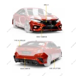 Honda Civic Auto Accessories Dubai UAE Professional Installation