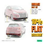 Mitsubishi Mirage Auto Accessories Dubai UAE Professional Installation