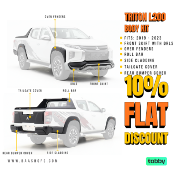 Mitsubishi L200 V1 Body Kit Upgrade - Beyond Precision Auto Accessories - www.baashops.com