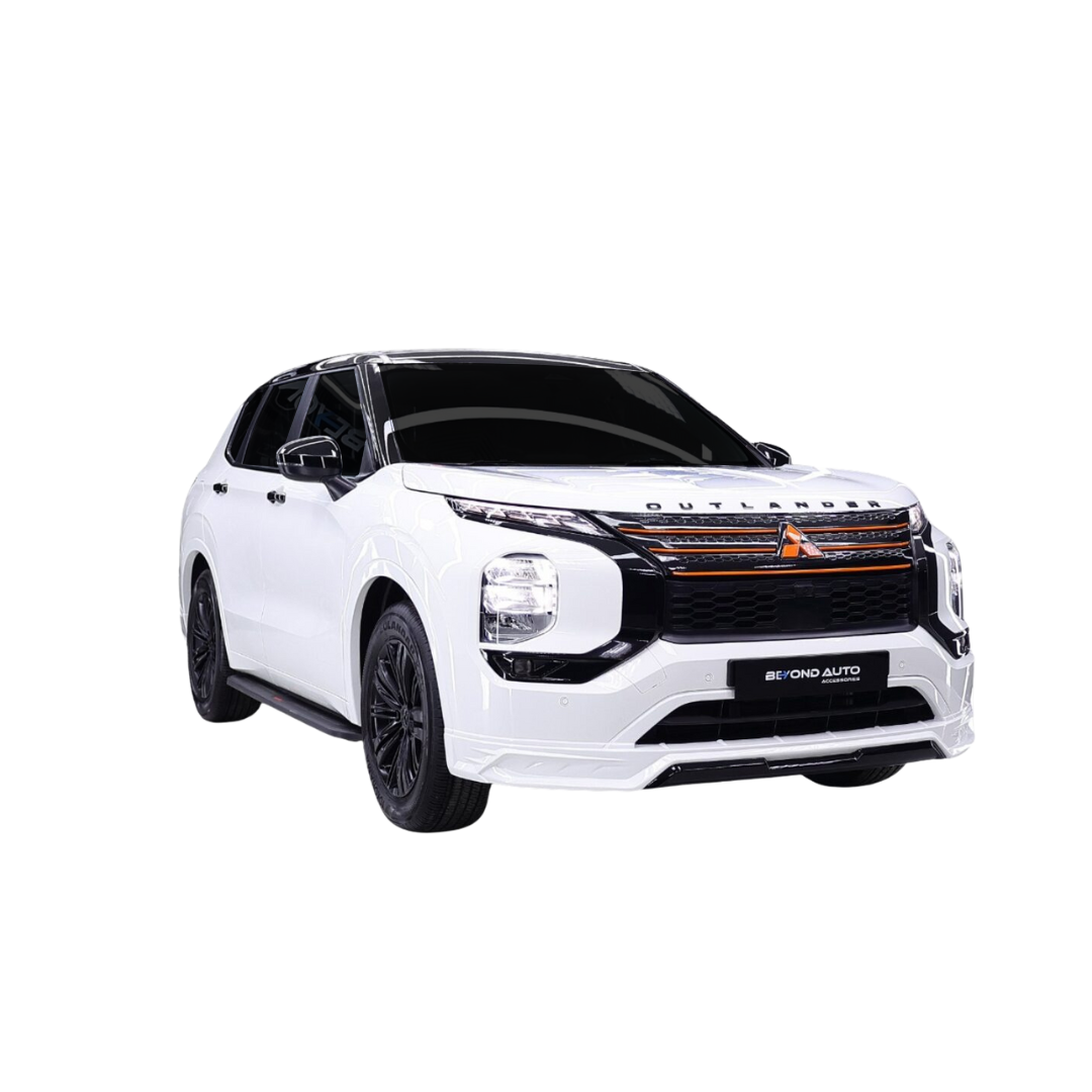 Mitsubishi-Outlander-Body-Kit-V2-Beyond-Auto-Accessories-White-Front-After