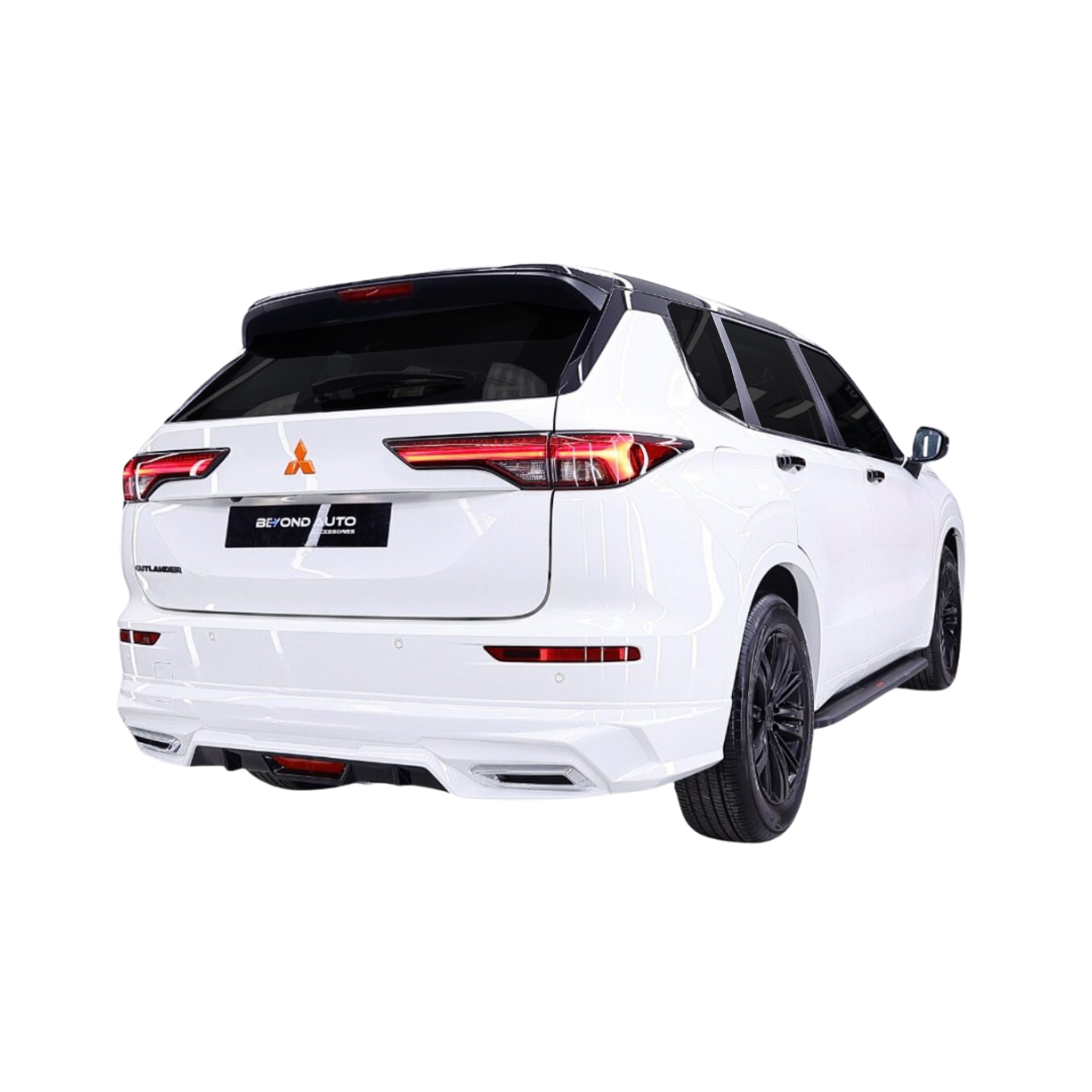 Mitsubishi-Outlander-Body-Kit-V2-Beyond-Auto-Accessories-White-Rear-After