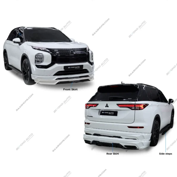 mitsubishi outlander v2 body kit - beyond auto accessories - baashops.com