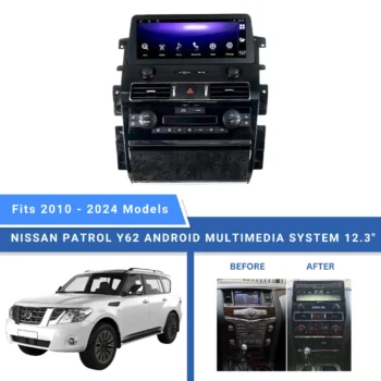 Nissan Patrol Y62 Android Multimedia System 13.2 inch - Beyond Auto Accessories - baashops.com