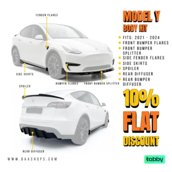 Tesla Model Y Body Kit Upgrade V1 - Beyond Precision Auto Accessories - www.baashops.com