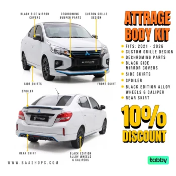mitsubishi attrage Body Kit - beyond auto accessories -baashops.com