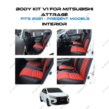 mitsubishi attrage body kit v1 - beyond auto accessories - baashops.com