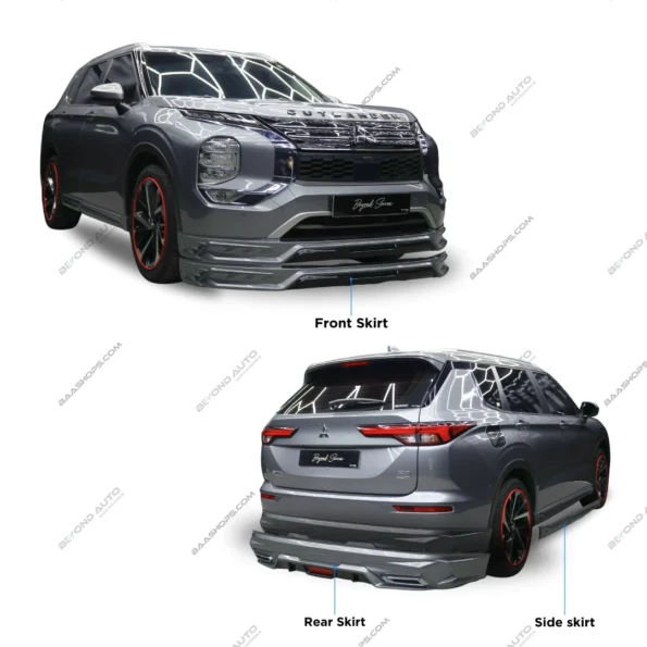 mitsubishi outlander v2 body kit - beyond auto accessories - baashops.com