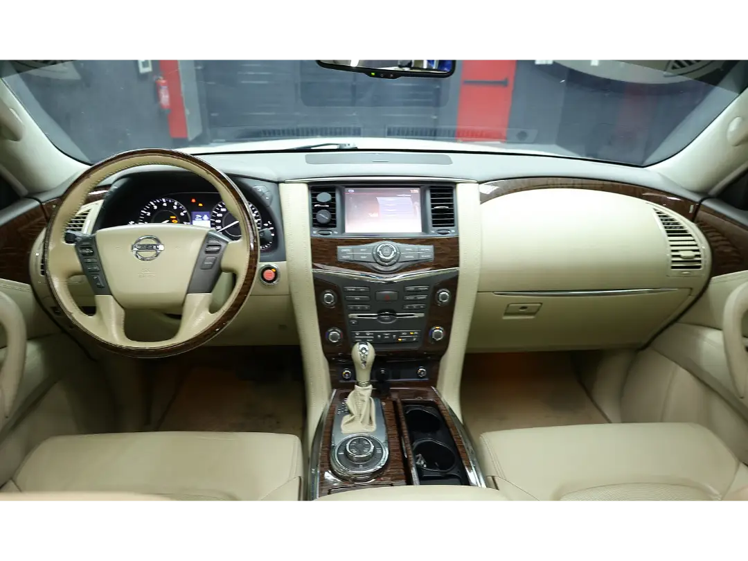 Nissan Patrol Platinum - Interior Upgrade Before Front - baashops.com