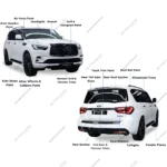 Infiniti QX80 2024 Upgrade Facelift Body Kit – Beyond Auto Accessories – baashops.com