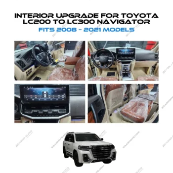 Toyota Land Cruiser LC200 Upgrade to Navigator - beyond auto accessories - baashops.com