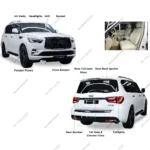 Infiniti QX80 2024 Upgrade Facelift Body Kit – Beyond Auto Accessories – baashops.com