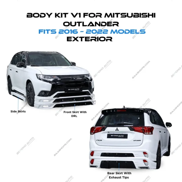 mitsubishi outlander v1 Body Kit - beyond auto accessories - baashops.com