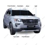 Ford Explorer Facelift Upgrade Body Kit - Beyond Auto Accessories - baashops.com