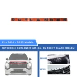 Mitsubishi Outlander Black Bonnet Emblem - Beyond Auto Accessories - baashops.com