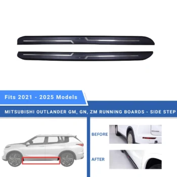 Mitsubishi Outlander Running Boards - Side Steps - Beyond Auto Accessories - baashops.com