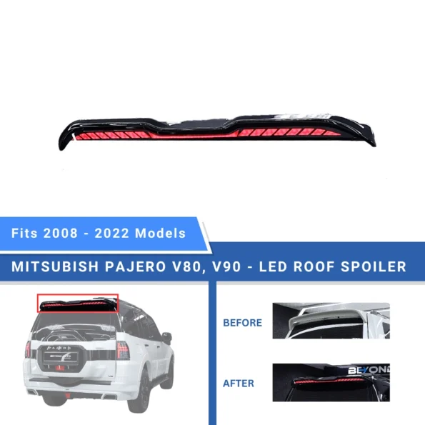 Mitsubishi Pajero Black Hawk Spoiler - Beyond Auto Accessories - baashops.com