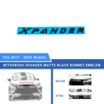 Mitsubishi Xpander Matte Black Bonnet Emblem - Beyond Auto Accessories - baashops.com