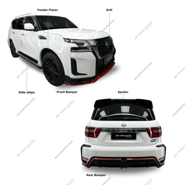 Nissan Patrol Nismo Facelift Upgrade Body Kit - Beyond Auto Accessories - baashops.com