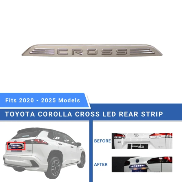 Toyota Corolla Cross LED Rear Strip - Beyond Auto Accessories - baashops.com