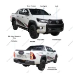 Toyota Hilux Adventure Body Kit Facelift Upgrade – Beyond Auto Accessories – baashops.com
