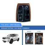Nissan Patrol Y62 Gear Console 2010 - 2024 - Beyond Precision Auto Accessories - www.baashops.com