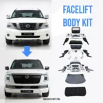 Nissan Patrol Y63 facelift body kit – beyond auto accessories – baashops.com