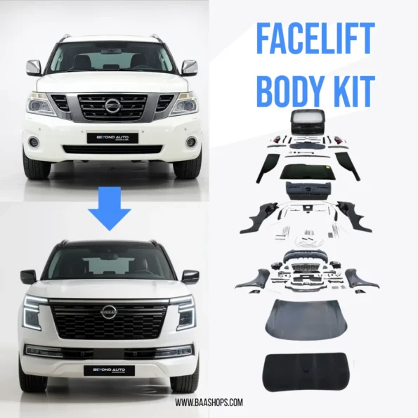Nissan Patrol Y63 facelift body kit - beyond auto accessories - baashops.com