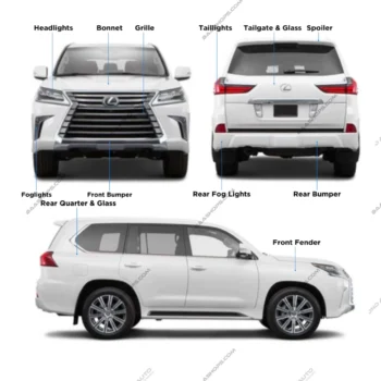 Lexus LX570 Facelift Body Kit Facelift Upgrade - Beyond Precision Auto Accessories - www.baashops.com