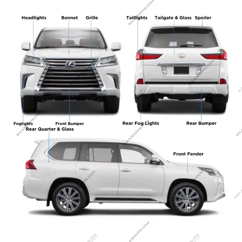 Lexus LX570 Auto Accessories Dubai - Professional Installation UAE Lexus LX570 Auto Accessories Dubai UAE Professional Installation