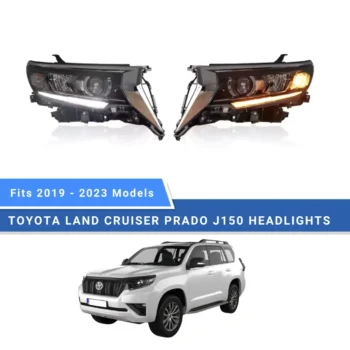 Toyota Land Cruiser Prado J150 Headlights - Beyond Auto Accessories - baashops.com