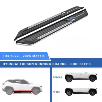 Hyundai Tucson Running Boards - Side Steps - Beyond Auto Accessories - baashops.com