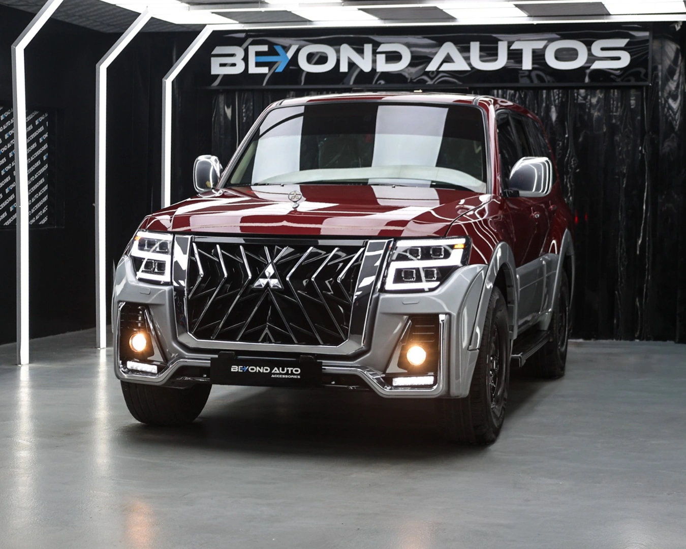 Mitsubishi Pajero Black Hawk Auto Accessories Dubai - Professional Installation UAE Mitsubishi Pajero Black Hawk Auto Accessories Dubai UAE Professional Installation