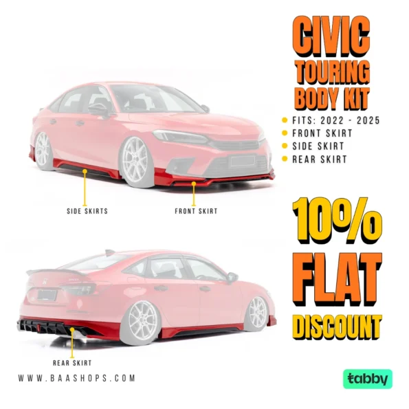 Honda Civic Touring V2 Body Kit Upgrade - Beyond Precision Auto Accessories - www.baashops.com