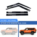 Jetour G700 Window Rain Visor - Beyond Precision Auto Accessories - www.baashops