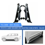 Toyota Land Cruiser 200 Black Running Boards Side Steps - Beyond Precision Auto Accessories - www.baashops