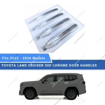 Toyota Land Cruiser 300 Chrome Door Handles - Beyond Precision Auto Accessories - www.baashops.com